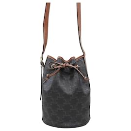 Piccola borsa a secchiello in tela - Céline