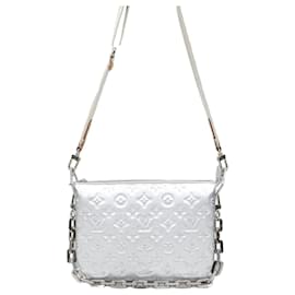 Silver Monogram Coussin Chain Bag PM - Louis Vuitton