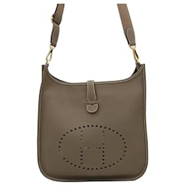 Evelyn Clemmence Etoupe Gold Stamp - Hermès