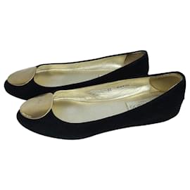 Velvet Flat Shoes - Jimmy Choo