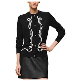 Hermès Langarm-Cardigan Ferronnerie für Damen