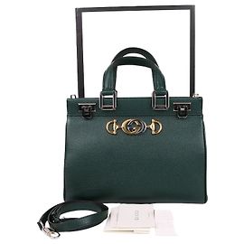 Gucci Jumi Combo Green Small Shoulder Bag