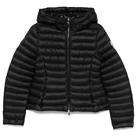 Moncler Giacca corta imbottita con cappuccio IGE Black
