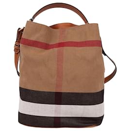 Borsa a mano con manico superiore marrone - Burberry