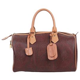 Etro Paisley Boston Tote Bag Medium