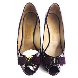 Scarpe in vernice Salvatore Ferragamo