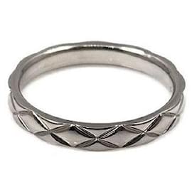 Chanel Anillo Coco Crush en platino