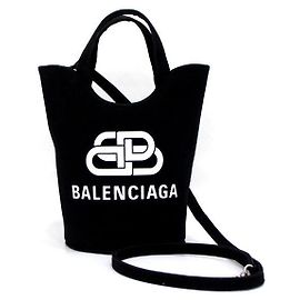 Balenciaga Borsa Tote e Borsa a Spalla a Tracolla Canvas Wave XS