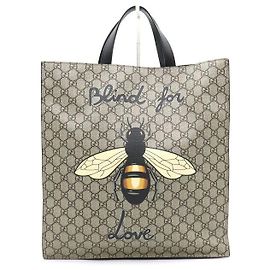 Gucci Borsa Tote e Borsa a Spalla Supreme Bestiary Soft GG Supreme Snake