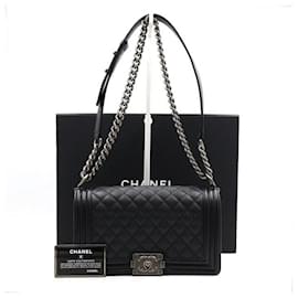 Borsa a Spalla Boy Medium Flap Caviar - Chanel