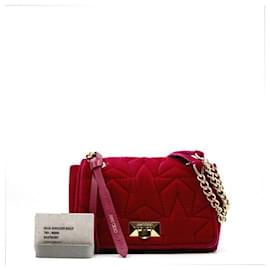 Jimmy Choo Borsa a tracolla Star in velluto trapuntato con catena
