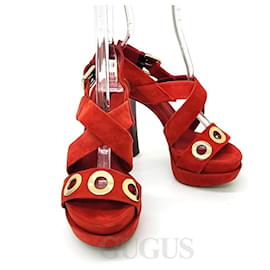 Louis Vuitton Sandali in scamosciato