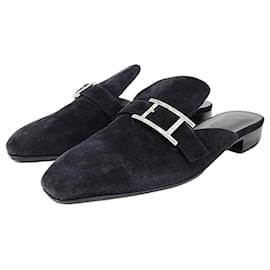 Mule Hermès Suede Beauty