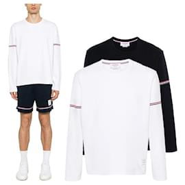 Langarm-Rugby aus Baumwolle - Thom Browne