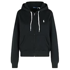 Ralph Lauren Logo Kapuzenjacke mit Reißverschluss