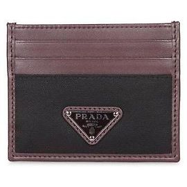 Prada Re-Nylon Leather Card Holder