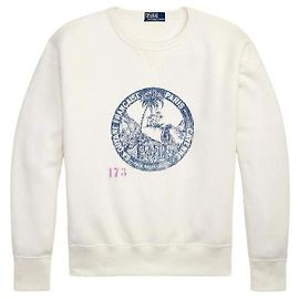 Ralph Lauren Vintage-Fit Fleece Graphic Sweatshirt