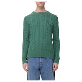 Maglia a treccia con ricamo logo Pony - Ralph Lauren