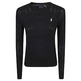 Pima-Baumwoll-Zopfstrick mit besticktem Pony-Logo - Ralph Lauren