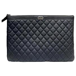 Clutch Boy Large Vintage Silver Series - Chanel