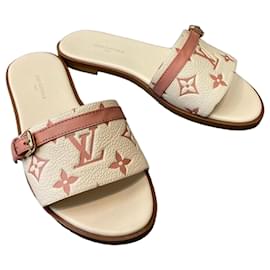Louis Vuitton Sandalo Mule Monogram Sandal Slide Pink