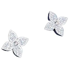 Set di orecchini Idylle Blossom in diamante e oro bianco - Louis Vuitton