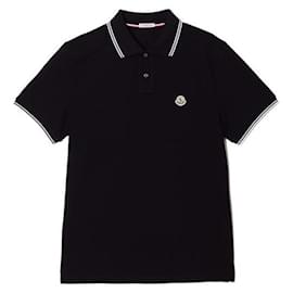 Polo-Shirt aus Baumwolle mit Logo-Patch - Moncler