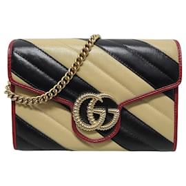Gucci Borsa a tracolla GG Marmont Matelassé Multicolor con catena