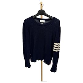 Diagonale Shetland Strickgröße - Thom Browne