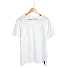 Kurzarm-T-Shirt mit Logo-Patch - Fendi
