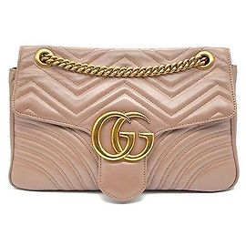Gucci Bolsa de Ombro Marmont Matelassé