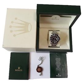 Rolex Submariner Date Orologio Subacqueo in Acciaio con Ghiera Nera Oyster da Uomo
