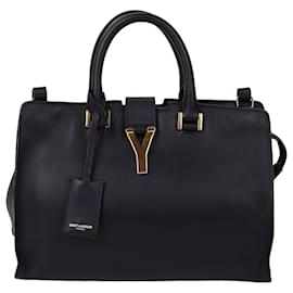 Saint Laurent Borsa a tracolla piccola Cabas Chyc Gold