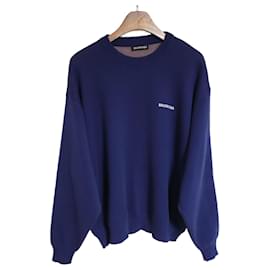 Maglia in lana con logo Blue Wave - Balenciaga