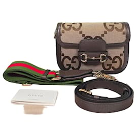 Gucci Mini borsa a tracolla Horsebit Jumbo GG