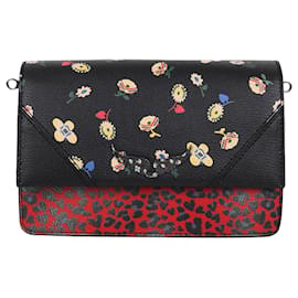 Bolso de hombro negro con bordados multicolores - Zadig & Voltaire