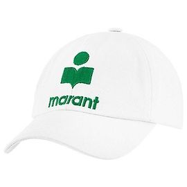 Isabel Marant Tyrone Logo bestickte Herrenkappe