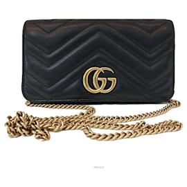 Gucci Mini borsa a tracolla Matelassé Flap Chain