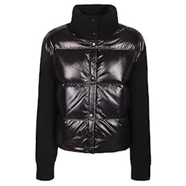 Logo-Patch aus Strick mit Steppung - Moncler