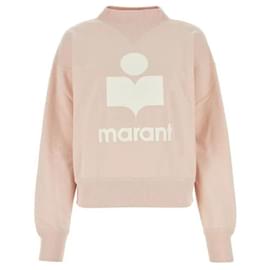 Sweatshirt MOBY Velvet Logo Pale Rose PREU - Isabel Marant