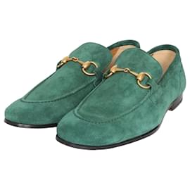 Mocassino in scamosciato verde - Gucci