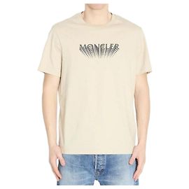 Moncler Camiseta de jersey de algodão com logo