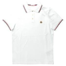 Tricolor Trimmed Cotton Piquet Polo Shirt - Moncler