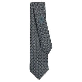 Hermès Cravate en soie Maillons Mosaque pour homme