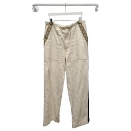 Gucci GG Supreme Web Stripe Cotton Pants