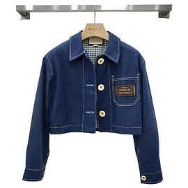 Gucci Veste en jean courte pour femme