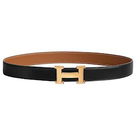 Cintura reversibile in pelle con fibbia - Hermès