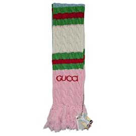Sciarpa in lana lavorata a maglia Adidas - Gucci