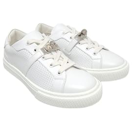 Hermès Sneakers White Silver Day Kelly