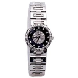 Piaget Dancer Damenuhr in Weißgold, Diamant und Onyx